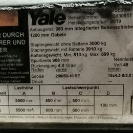 Yale ERP20VT MWB °°° 3-Rad Elektrostapler